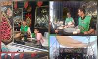 برپایی موکب اربعین حسینی با همکاری اداره تعاون، کار و رفاه اجتماعی شهرستان
